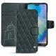 Capa em pele Huawei P20 Lite - Blu marino - Couture