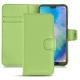 Huawei P20 Lite leather case - Vert olive PU
