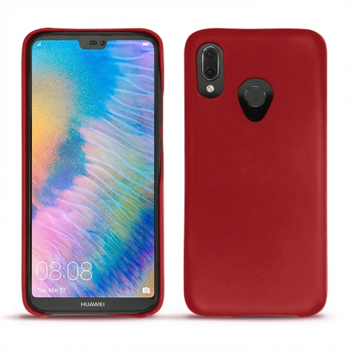Funda de piel Huawei P20 LiteRouge ( Nappa - Pantone #d50032 ) 