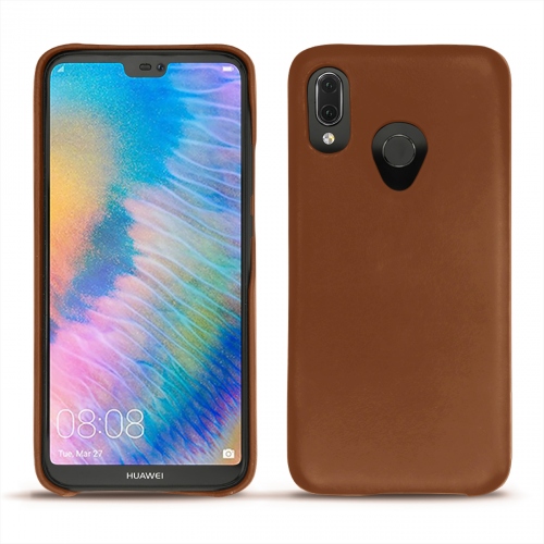 Lederschutzhülle Huawei P20 LiteMarron ( Nappa - Pantone #8B4720 ) 
