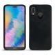 Capa em pele Huawei P20 Lite - Dark vintage ( Roughtcut - Black#5256 ) 