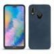 Custodia in pelle Huawei P20 Lite - Jean vintage ( Roughtcut - Pantone 285U  ) 