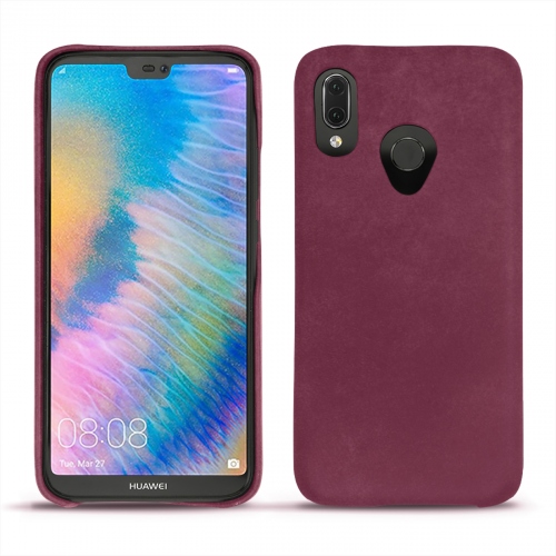 Capa em pele Huawei P20 LitePrune vintage ( Pantone #612434 ) 