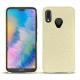 Capa em pele Huawei P20 Lite - Ivoire ( Sleek P C12 - White ) 
