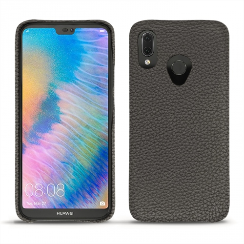 硬质真皮保护套 Huawei P20 LiteAnthracite ( Pantone #41403c ) 