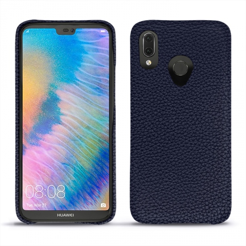 Capa em pele Huawei P20 LiteCobalt ( Pantone #2b253f ) 