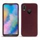 Capa em pele Huawei P20 Lite - Lie de vin ( Pantone 5115C ) 