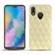 Huawei P20 Lite leather cover - Beige - Couture ( Nappa - Pantone 7502C ) 