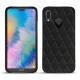 Lederschutzhülle Huawei P20 Lite - Ebène - Couture ( Sleek P C12 - Black ) 