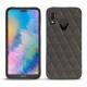 Lederschutzhülle Huawei P20 Lite - Anthracite - Couture ( Pantone 424C ) 