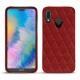 Funda de piel Huawei P20 Lite - Tomate - Couture ( Pantone 187C ) 
