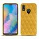 가죽 커버 Huawei P20 Lite - Jaune soulèu - Couture