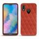 Lederschutzhülle Huawei P20 Lite - Arange clouquié - Couture
