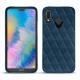 Huawei P20 Lite leather cover - Blu mediterran - Couture