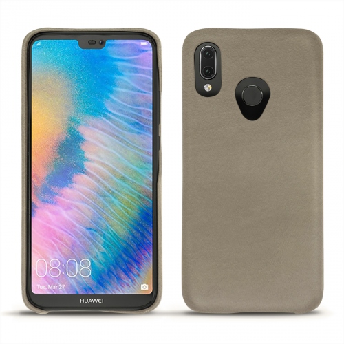 Huawei P20 Lite leather caseDarboun sabla ( Pantone #BCB1A1 )