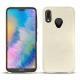 Capa em pele Huawei P20 Lite - Blanc escumo