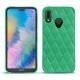 Coque cuir Huawei P20 Lite - Menthe vintage - Couture