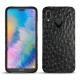 Lederschutzhülle Huawei P20 Lite - Autruche nero