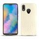 Huawei P20 Lite leather cover - Crocodile milk