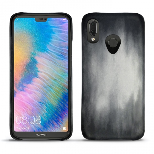 硬质真皮保护套 Huawei P20 LiteGris Patine