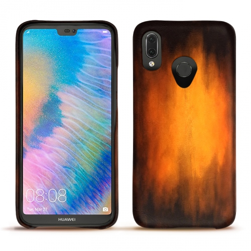 Lederschutzhülle Huawei P20 LiteFauve Patine