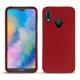 Coque cuir Huawei P20 Lite - Rouge PU