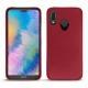 가죽 커버 Huawei P20 Lite - Rouge passion