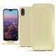 Custodia in pelle Huawei P20 - Beige ( Nappa - Pantone 7502C ) 
