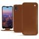 Housse cuir Huawei P20 - Marron ( Nappa - Pantone 1615C ) 