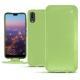 Housse cuir Huawei P20 - Vert olive ( Nappa - Pantone 578U ) 
