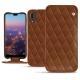 가죽 커버 Huawei P20 - Marron - Couture ( Nappa - Pantone 1615C ) 