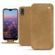 Capa em pele Huawei P20 - Sable vintage ( Roughtcut - Gaucho#57254 ) 