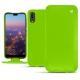 Housse cuir Huawei P20 - Vert fluo