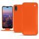 Custodia in pelle Huawei P20 - Orange fluo