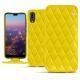 가죽 커버 Huawei P20 - Jaune fluo - Couture