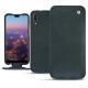 Huawei P20 leather case - Blu marino