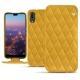 Funda de piel Huawei P20 - Jaune soulèu - Couture
