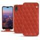 Huawei P20 leather case - Arange clouquié - Couture
