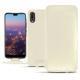 Funda de piel Huawei P20 - Blanc PU