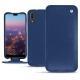 Huawei P20 leather case - Bleu frisson