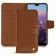 Huawei P20 leather case - Marron ( Nappa - Pantone 1615C ) 