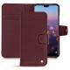 Housse cuir Huawei P20 - Lie de vin ( Pantone 5115C ) 