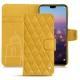 Custodia in pelle Huawei P20 - Jaune soulèu - Couture