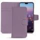 Housse cuir Huawei P20 - Lilas PU