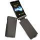 Housse cuir Sony Xperia S  - Noir ( Nappa - Black ) 