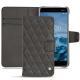 Funda de piel Nokia 6 (2018) - Anthracite - Couture ( Pantone 424C ) 