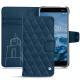 Housse cuir Nokia 6 (2018) - Blu mediterran - Couture