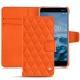 Lederschutzhülle Nokia 6 (2018) - Orange fluo - Couture