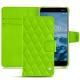 Nokia 6 (2018) leather case - Vert fluo - Couture
