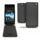 Lederschutzhülle Sony Xperia V  - Noir ( Nappa - Black ) 